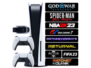 Add to cart Consola Playstation 5 + 9 Juegos + Zubehör + Mando Consola Playstation 5 + 9 Juegos + Zubehör + Mando