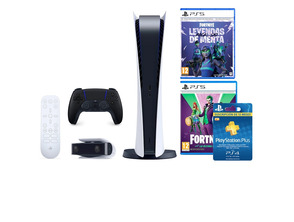 Add to cart Consola Playstation 5 Digital Edition + Fortnite + PSN 12 Meses + Accesorios Consola Playstation 5 Digital Edition + Fortnite + PSN 12 Meses + Accesorios