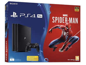 PS4 1 tb Konsole pro Schwarz + Marvel\'s Spider-Man