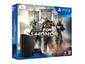 PS4 1 tb Slim Black + für Honor Console