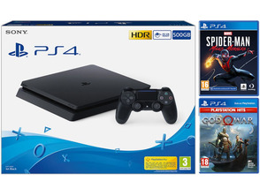Add to cart Consola PS4 (500GB) + Spiderman Miles Morales + God of War (PSHits) Consola PS4 (500GB) + Spiderman Miles Morales + God of War (PSHits)