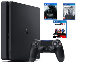 Add to cart Consola PS4 Slim 1TB + R.E. Village (Lenticular) + Nier Replicant + MotoGP 21 Consola PS4 Slim 1TB + R.E. Village (Lenticular) + Nier Replicant + MotoGP 21