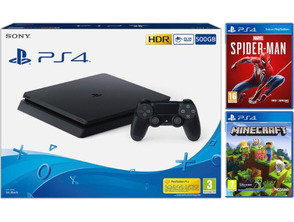Add to cart Consola PS4 Slim (500GB) + Marvel Spiderman + Minecraft Consola PS4 Slim (500GB) + Marvel Spiderman + Minecraft