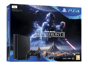 PS4 Slim 1TB + Star Wars Battlefront II Konsole