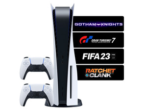 Consola PS5 + 2 Mandos Dualsense + 4 Juegos + Accesorios