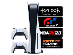Add to cart Consola PS5 + 2 Mandos + GT7 + NBA 2K23 + Klinke + Horizon Consola PS5 + 2 Mandos + GT7 + NBA 2K23 + Klinke + Horizon