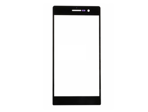 Front Crystal Huawei Ascend P7 Schwarz