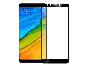 Gehärtetes Glas Full Cover 5D - Xiaomi Redmi 5 Plus Schwarz