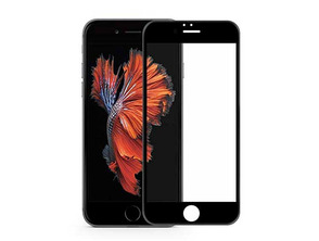 Gehärtetes Glas Full Cover - iPhone 7 Plus / 8 Plus Schwarz
