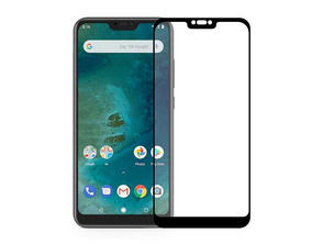Gehärtetes Glas Full Cover - Xiaomi Mi A2 Lite (Redmi 6 Pro) Schwarz