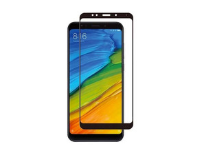 Gehärtetes Glas Xiaomi Redmi 5 Plus Schwarz - Muvit