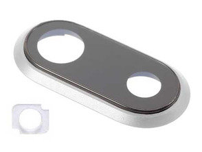 Abdeckung für Rückfahrkamera + Difussor LED - iPhone 8 Plus Weiss