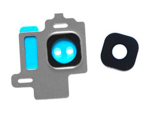 Rear Camera Lens Cover + Plastic Lens for Samsung Galaxy S8 Silber