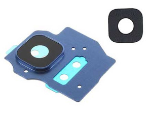 Rear Camera Lens Cover + Plastic Lens for Samsung Galaxy S8 Plus - Blue