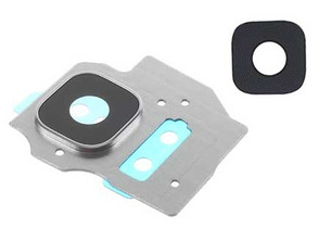 Rear Camera Lens Cover + Plastic Lens for Samsung Galaxy S8 Plus - Silver