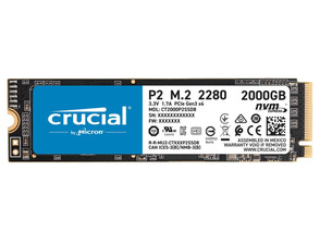 Add to cart Disco Duro SSD Crucial 2TB P2 PCIE M. 2 2280SS Disco Duro SSD Crucial 2TB P2 PCIE M. 2 2280SS