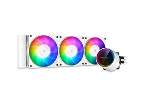 Disipador Kühlación Líquida Deepcool Castle 360EX A-RGB Weiß Intel/AMD