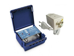 LTE Amplifier 1 Input Gain 30dB (UHF - VHF) Filter + AC Adapter Engel