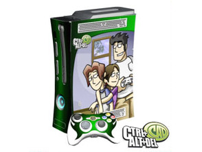 Xbox 360 Skin Ctrl alt Del (Green)