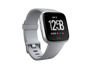 Fitbit Versa Smartwatch-Grau/Aluminium Silber