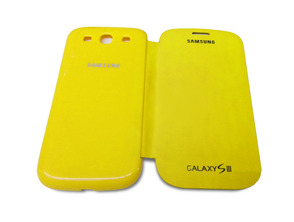 Flip Cover Samsung Galaxy S3 Gelb