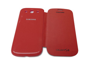 Flip Cover Samsung Galaxy S3 Rot