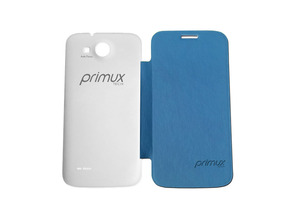 Flip Cover for Primux Alpha 3X Schwarz / Grün
