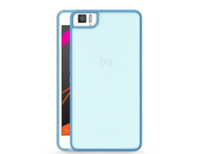 Fall Aquaris M5.5 Blauer Gummy