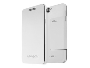 Flip Cover Wiko Rainbow Weiss