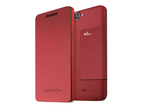 Flip Cover Wiko Rainbow Rot