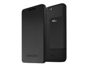Flip Cover Wiko Rainbow Schwarz