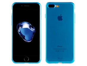 Crystal Soft Lite Case Blue Ultrathin iPhone 7 Plus Muvit