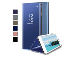 Buch-Art Spiegel-Kasten für iPhone 7/8 Plus Blau