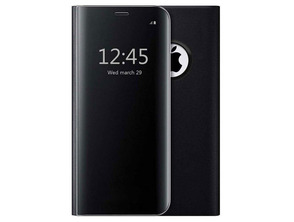 Buch-Art Spiegel-Kasten für iPhone 7/8 Plus Schwarz