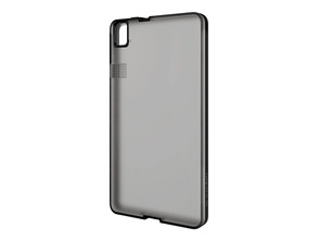 Gegründet Gumie Cover BQ Aquaris E6 Schwarz ohne Logo