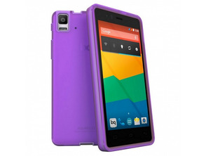 bq Aquaris E5 Gummie Cover Violett