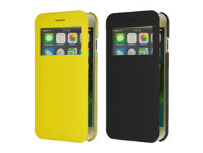 Cover for iPhone 6 with lid and window 4.7 " Weiss