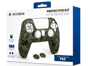 Funda Protectora BigBen + 2 Thumbsticks Camo