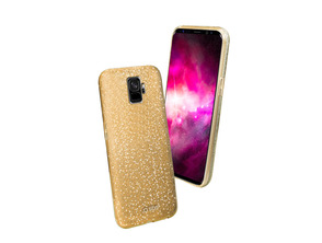 Cover Sparky Glitter für Samsung Galaxy S9 Gold