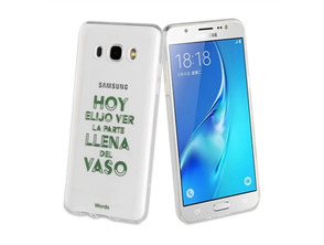TPU transparent Gehäuse Vaso Samsung Galaxy J5 2016 Wörter