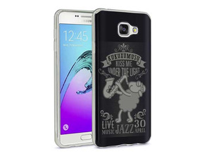 TPU Black Cover Bildot Sax Samsung Galaxy A3 2017 Kukuxumusu