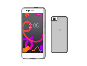 Gummy Case Bq Aquaris M5 Black