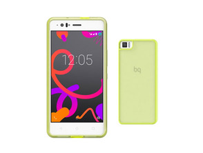 Gummy Case Bq Aquaris M5 Lime