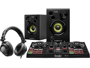Hercules DJ Learning Kit (Mesa + Altavoces + Auriculares)