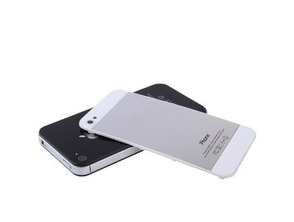 Back cover iPhone 4S  (iPhone 5 style) Weiss