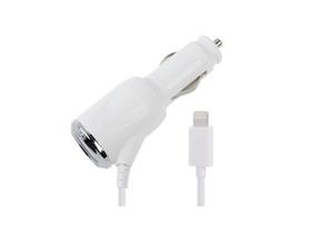 Auto Ladegerät für iPhone 5 Weiss