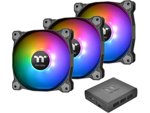 Add to cart Kit 3 Ventiladores Thermaltake Pure Plus 12 cm RGB Kit 3 Ventiladores Thermaltake Pure Plus 12 cm RGB