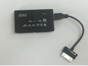 2 in 1 External Card Reader for Samsung (Black)