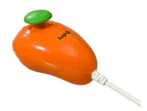 Mini Wired Nunchuck Orange for Wii Logic3