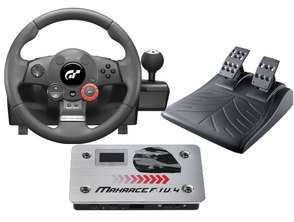 Logitech Driving Force GT + MaxRace F1 Converter V.4 Xbox One